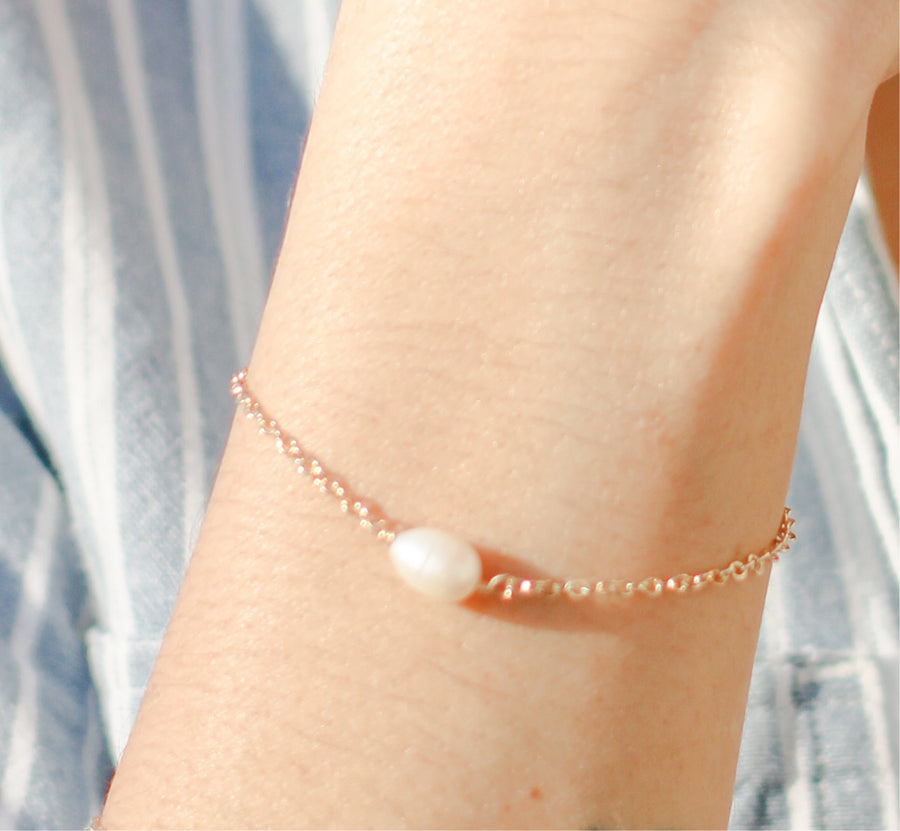 Mother of Pearl Charm Bracelet — Hellenic Aesthetic