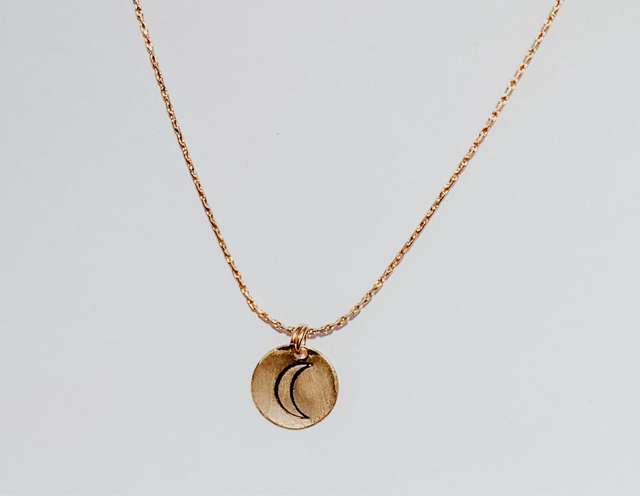 Moon Coin Necklace